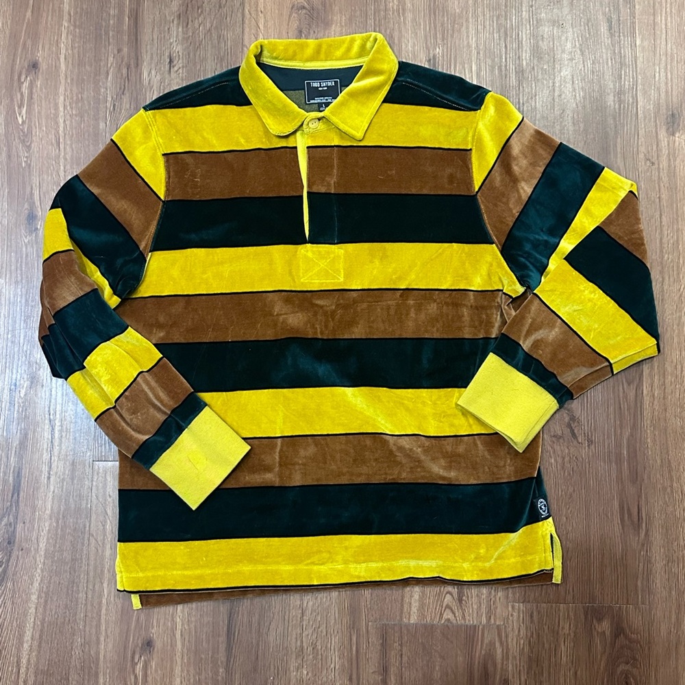 Todd Snyder Velour LS Polo